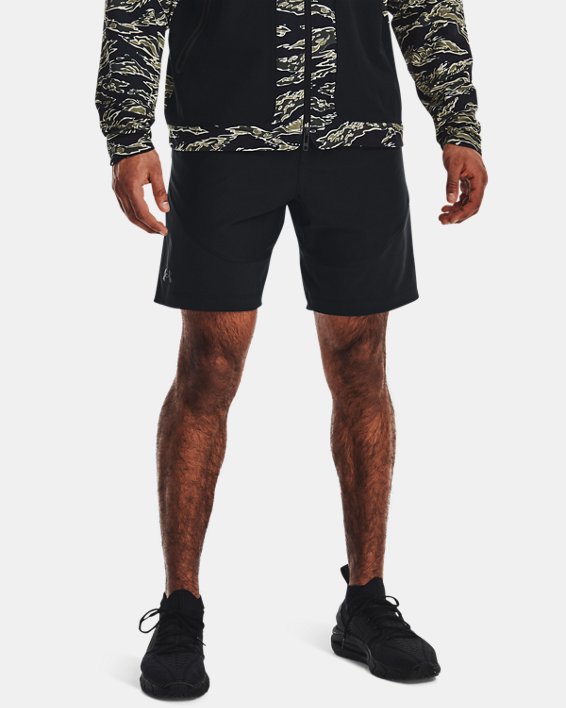 Men's UA Unstoppable Hybrid Shorts in Black image number 0